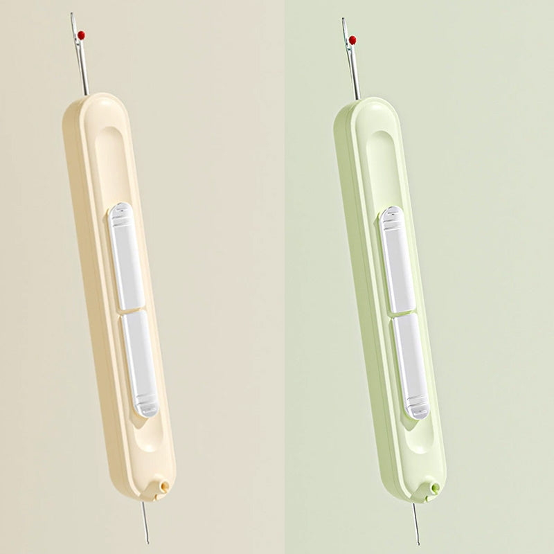 Dual-Head Hand Sewing Tool – 2-in-1 Needle Threader and Stitch Remover