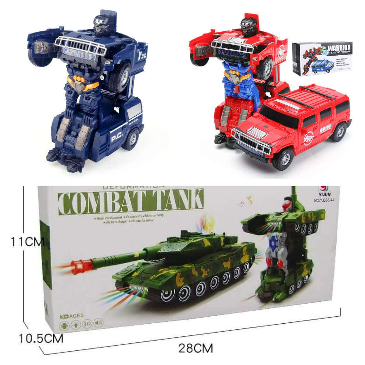 Transforming Projection Car Toy(Battery is not included)