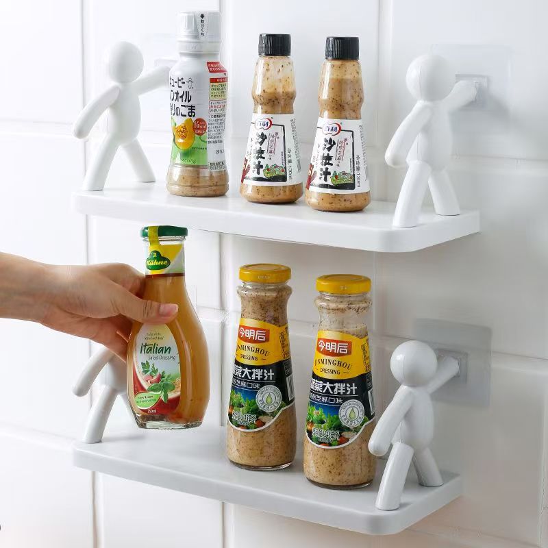 The kitchen toilet receive shelf