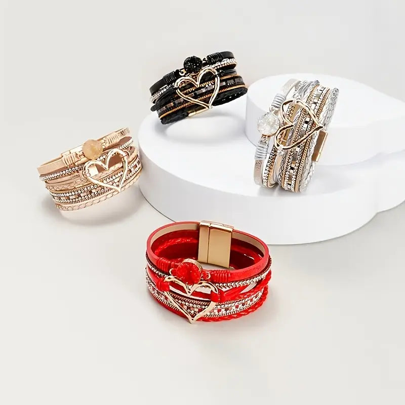Bohemian Multi-layer Leather Bracelet Hand-woven Bracelet