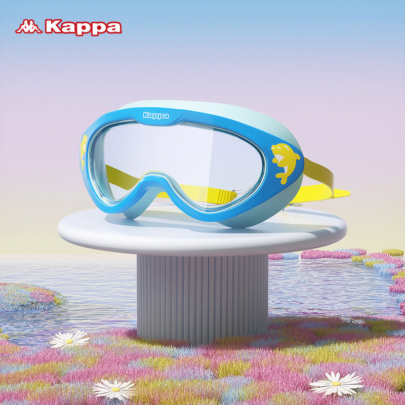 Kids Swim Goggles Waterproof Anti-Fog HD Large Frame Unisex