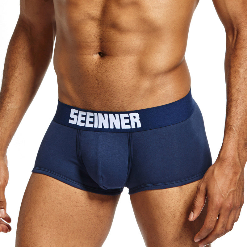 Men's Cotton Breathable Comfortable Stretch Boxer Shorts