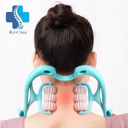 6 Wheel Pressure Point Neck Massager