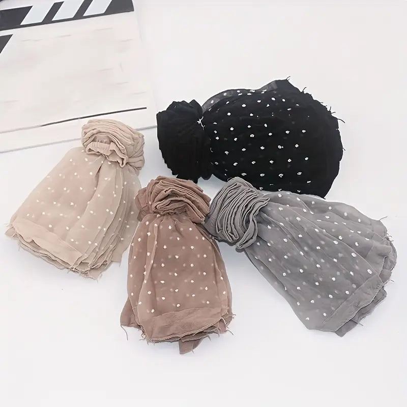 10 Pairs Dot Ultra-thin See Though Sheers Socks