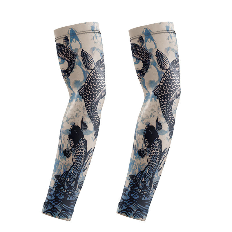 Ultra-Thin Sun Protection Tattoo Sleeves For Cool Guy