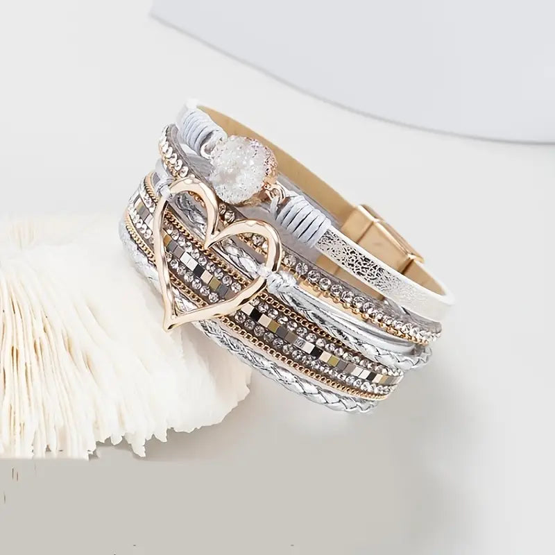 Bohemian Multi-layer Leather Bracelet Hand-woven Bracelet