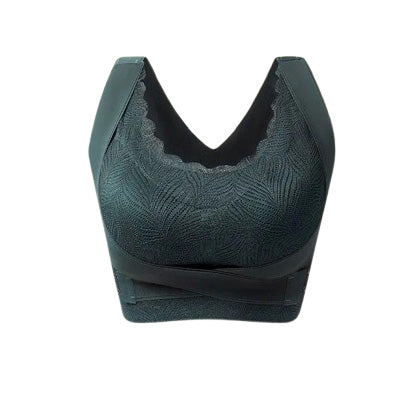 Cross-back Seamless Side-Support Bra