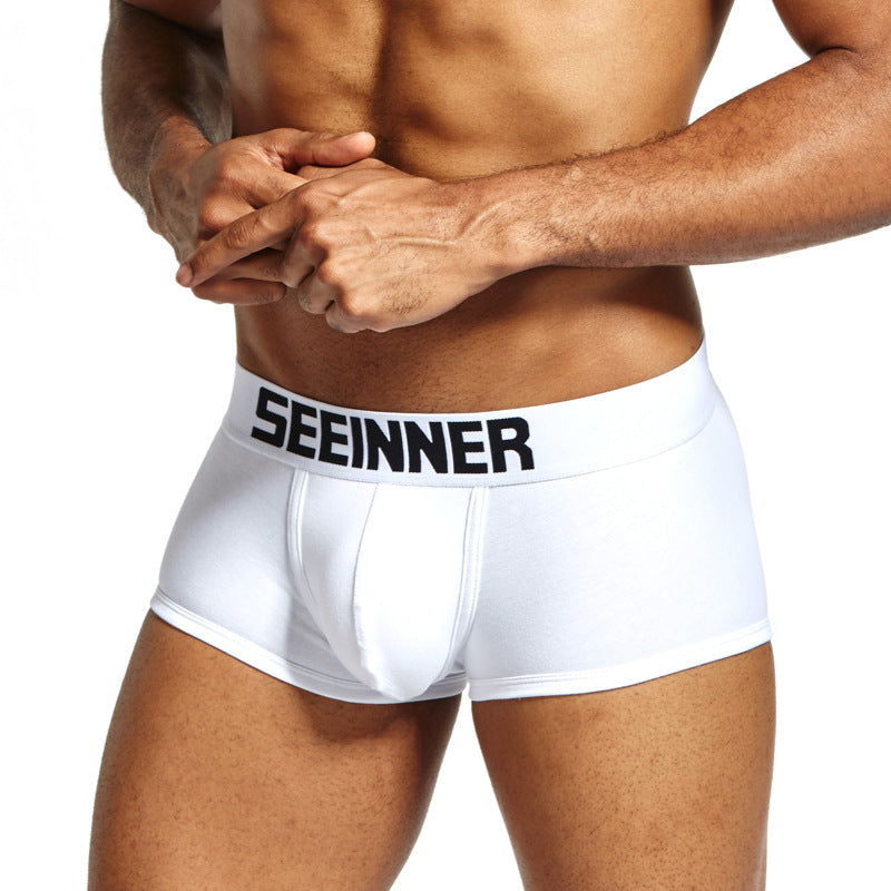 Men's Cotton Breathable Comfortable Stretch Boxer Shorts