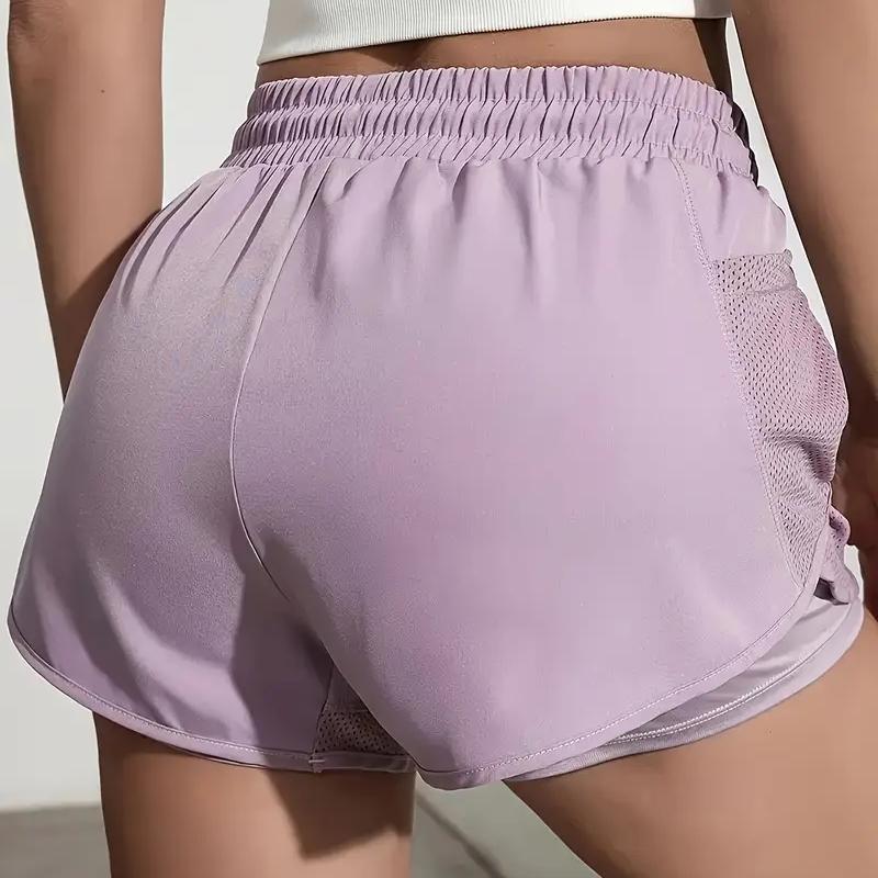 Women's 2-in-1 Yoga Shorts With Quick-Drying Fabric