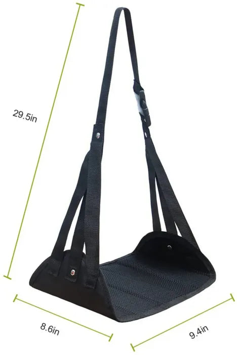 Airplane Foot Hammock Adjustable Travel Harness