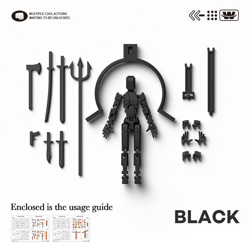 Magnetic Articulated Action Figure Poseable DIY Model Collectible