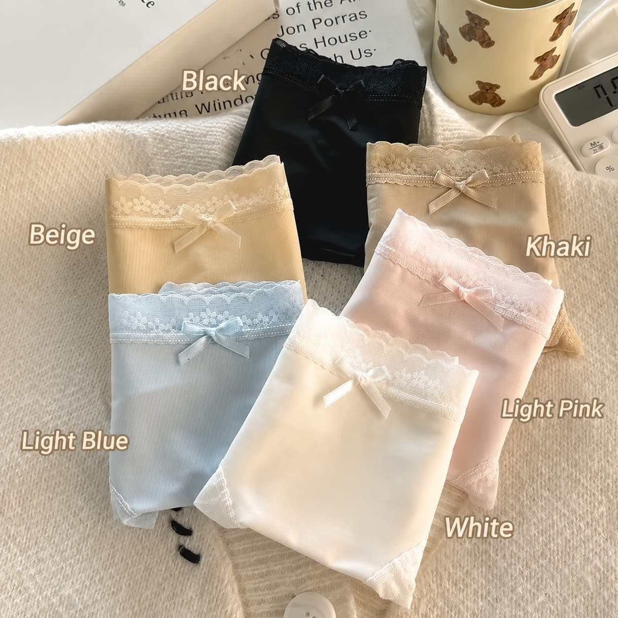 ✨ 6PCS Ice Silk Women's Panties|Breathable, Soft & Comfortable