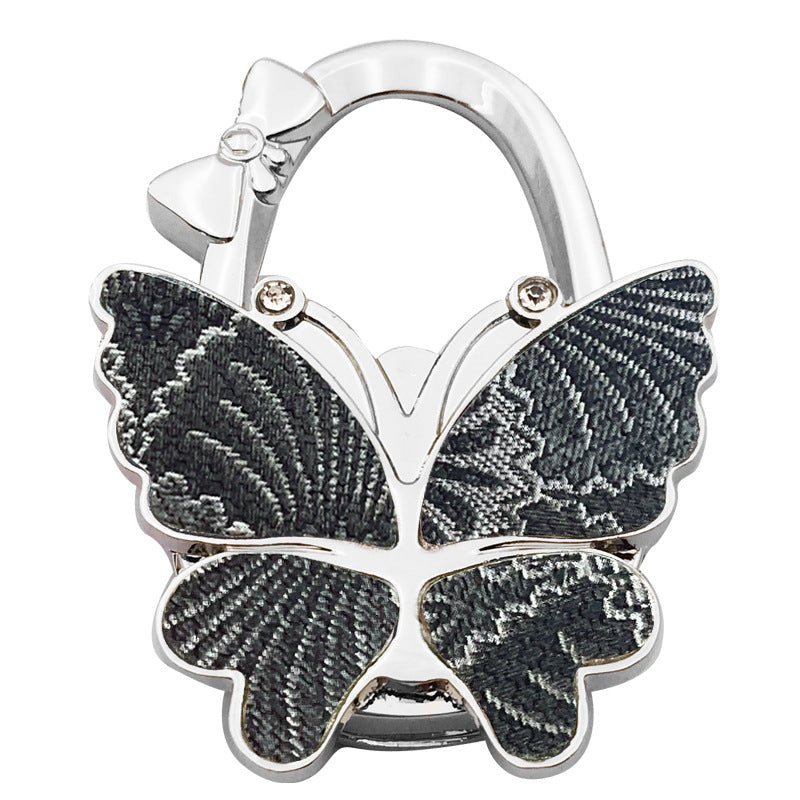 🦋✨ Sparkly Butterfly Foldable Handbag Hook – Cute Portable Non-Slip Purse Hanger for Girls, Travel & Restaurants