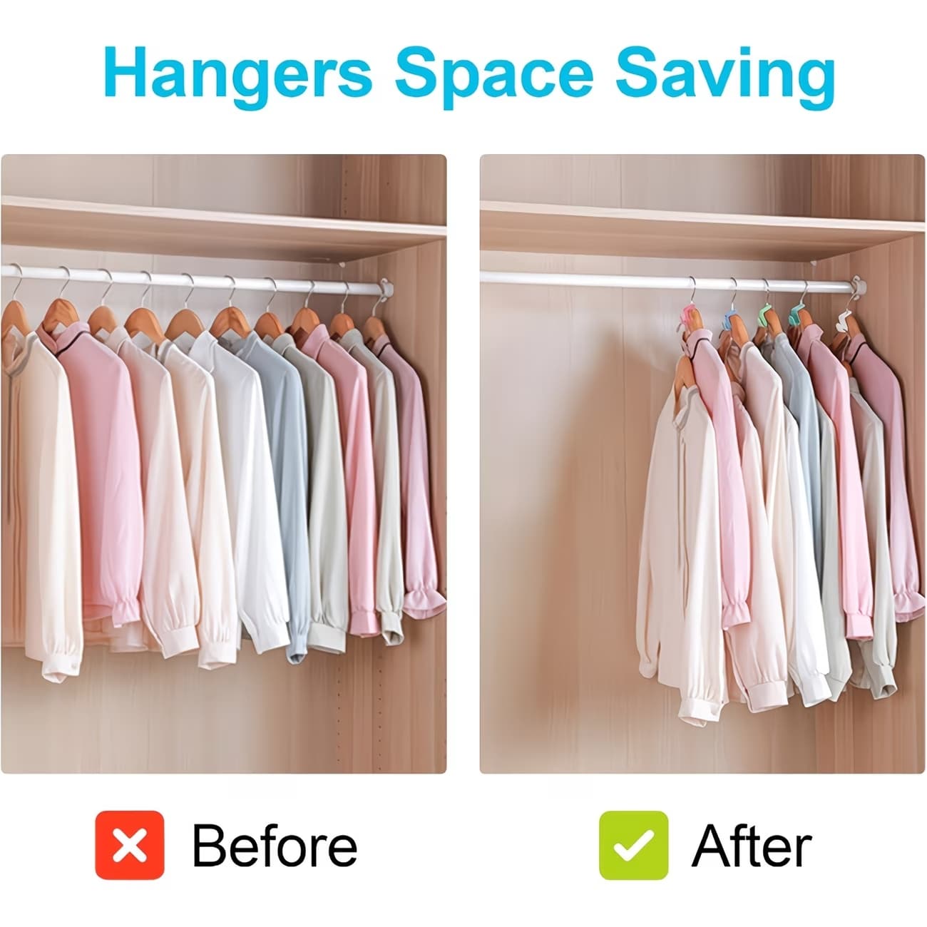 Space Efficient Clothes Hanger Hook|Easy Organization Solution