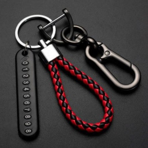 Anti - lost Keychain With Phone Number