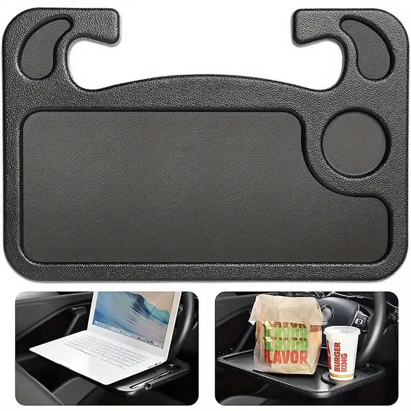 2-in-1 Steering Wheel Storage Rack – Storage Board / Card Table