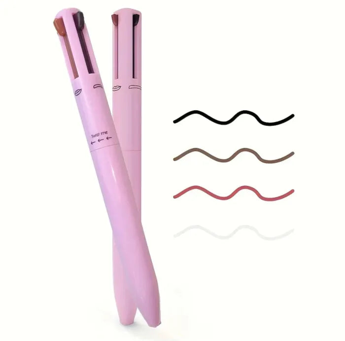 4-in-1 Makeup Pen – Eyeliner, Lip Liner, Brow & Highlighter