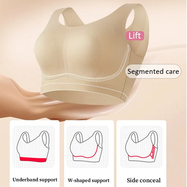 Comfortable Wireless Cami Bra No Buckles