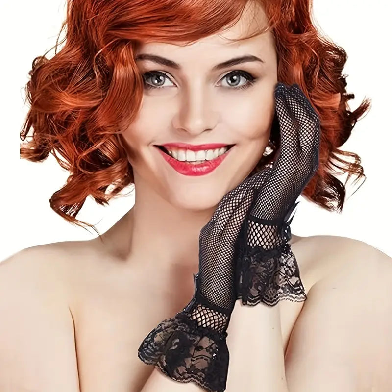 Women's Elegant Vintage Lace Gloves