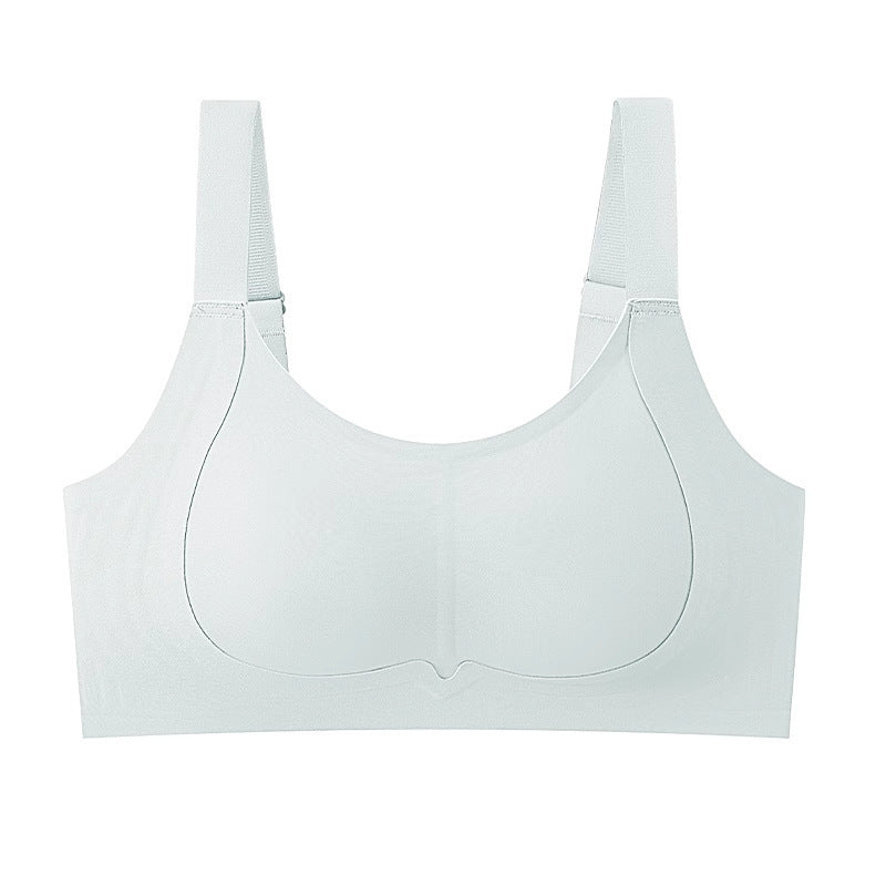 🐰Bunny Ear Cup Thin Bra – Minimizes Full Bust, Wireless & Seamless with Side Support