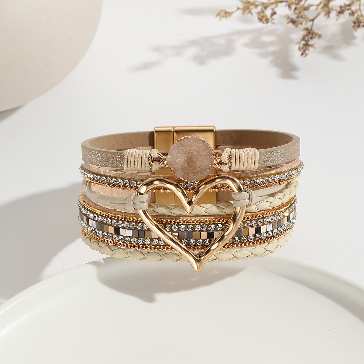 Bohemian Multi-layer Leather Bracelet Hand-woven Bracelet