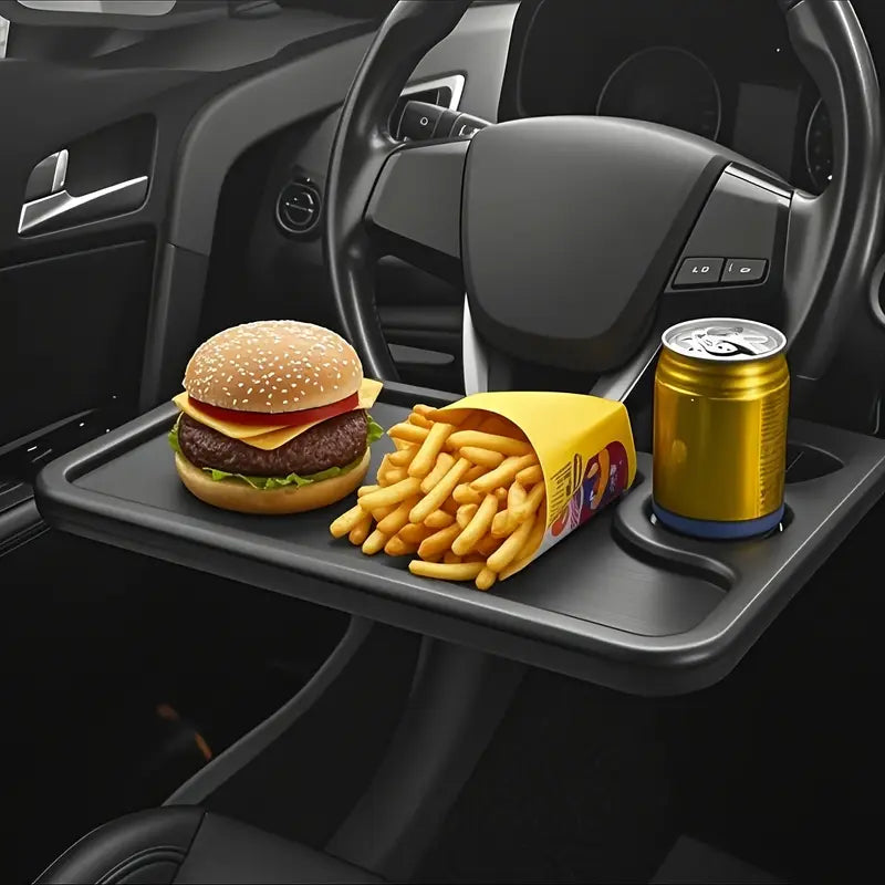 2-in-1 Steering Wheel Storage Rack – Storage Board / Card Table