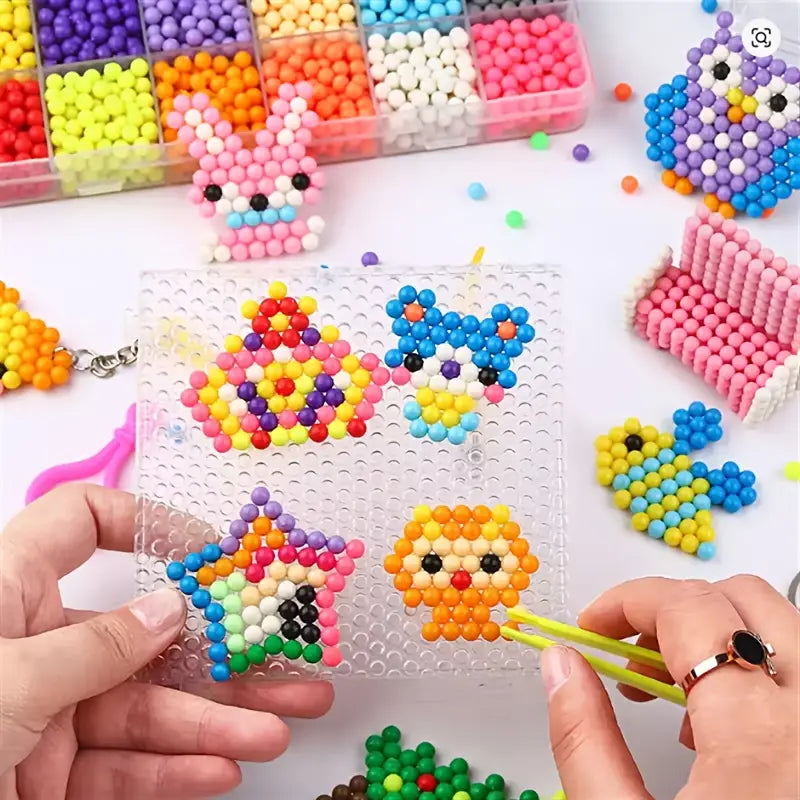 DIY Magic Aqua Beads Water-Fusing Toy