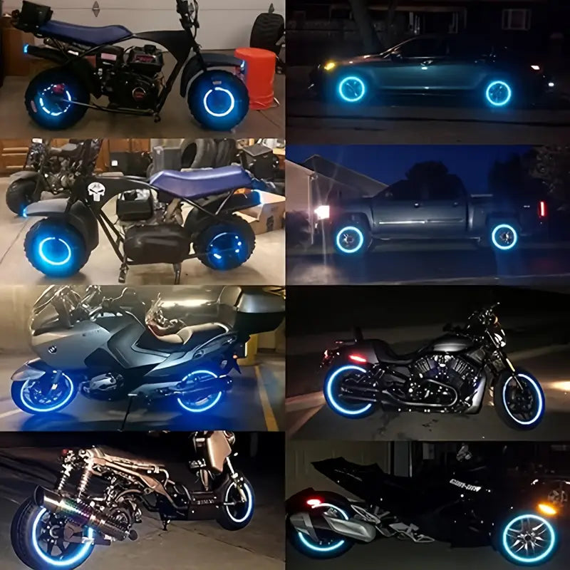 3D Neon Strips Premium Stickers For Car And Bike, For All Type Of Vehicles