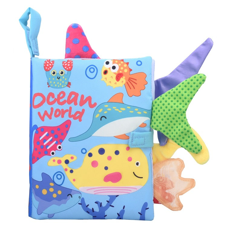 Sensory Animal Soft Cloth Book For Kids