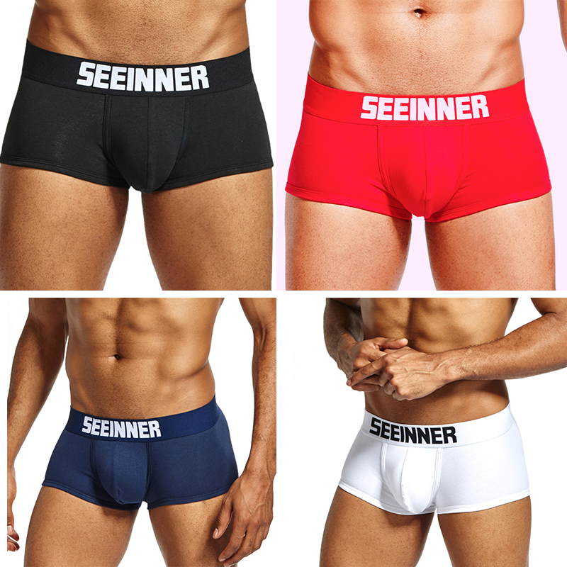 Men's Cotton Breathable Comfortable Stretch Boxer Shorts