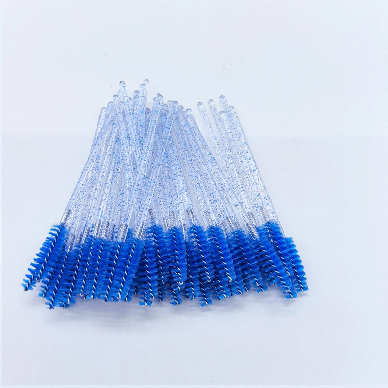 Crystal Rod Colored Eyelash Brush, Multi-Color, Soft & Portable