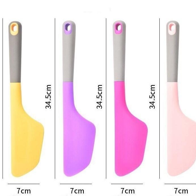 Heat-Resistant Flexible Durable Non-Stick Silicone Spatula