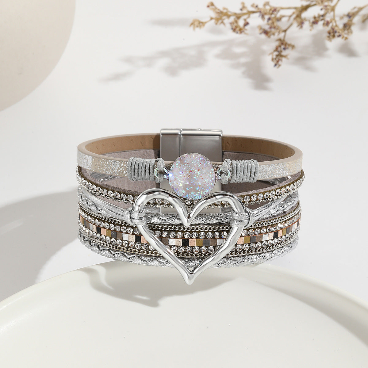 Bohemian Multi-layer Leather Bracelet Hand-woven Bracelet