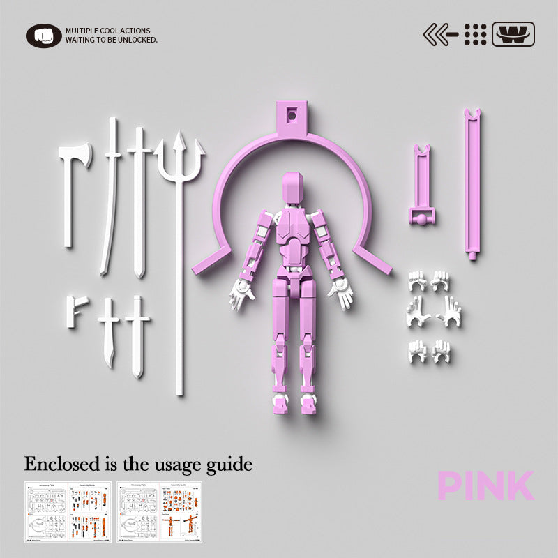 Magnetic Articulated Action Figure Poseable DIY Model Collectible