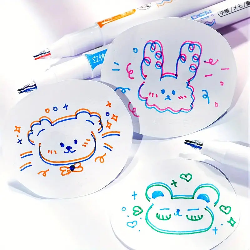 3D Double Line Pen