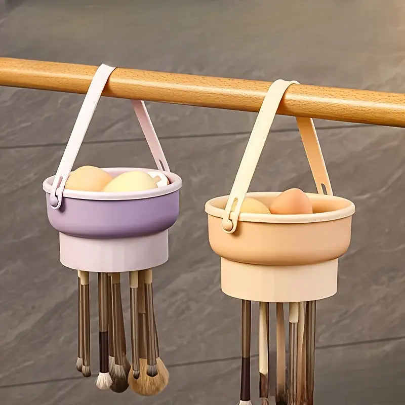3 in 1 Silicone Makeup Brush Organizer