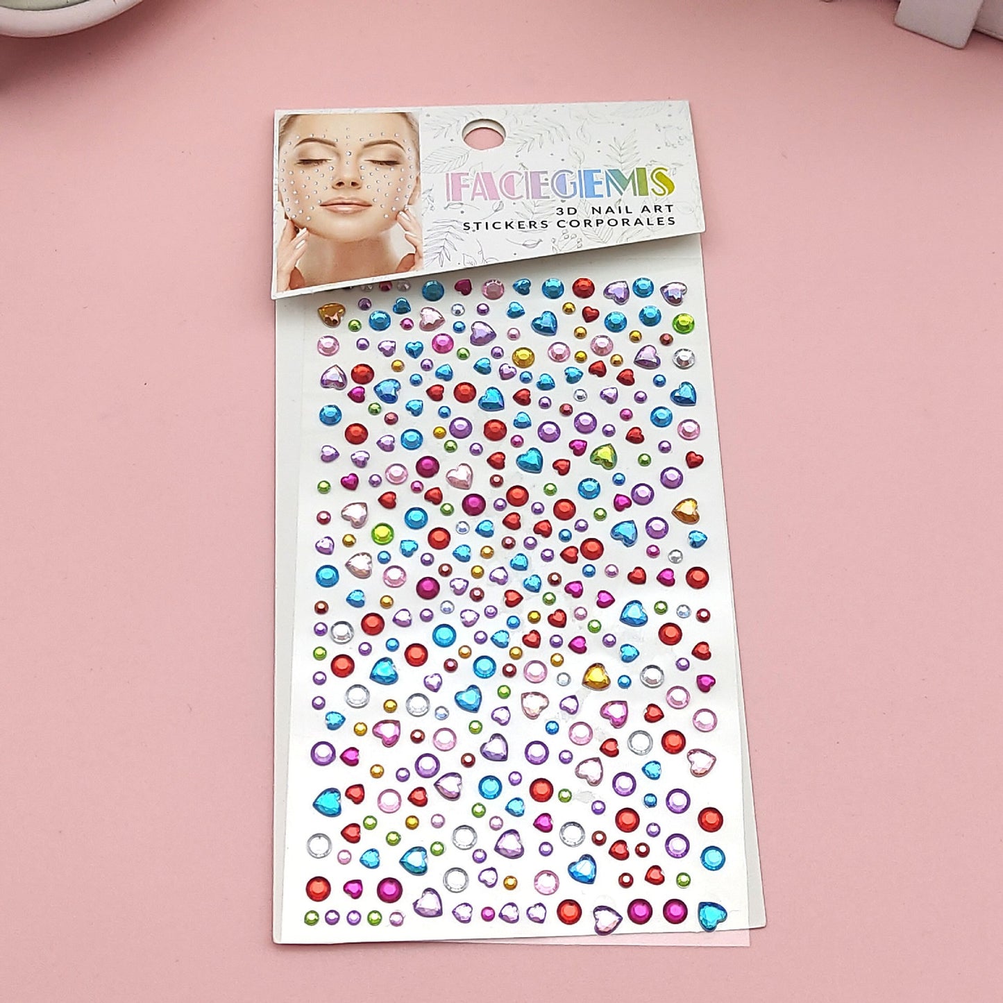 3D Acrylic Diamond Stickers – 900 Pieces in 15 Vibrant Colors