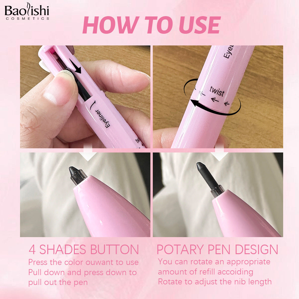4-in-1 Makeup Pen – Eyeliner, Lip Liner, Brow & Highlighter