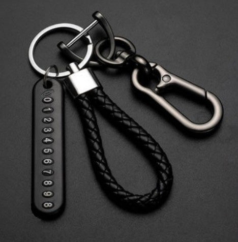 Anti - lost Keychain With Phone Number