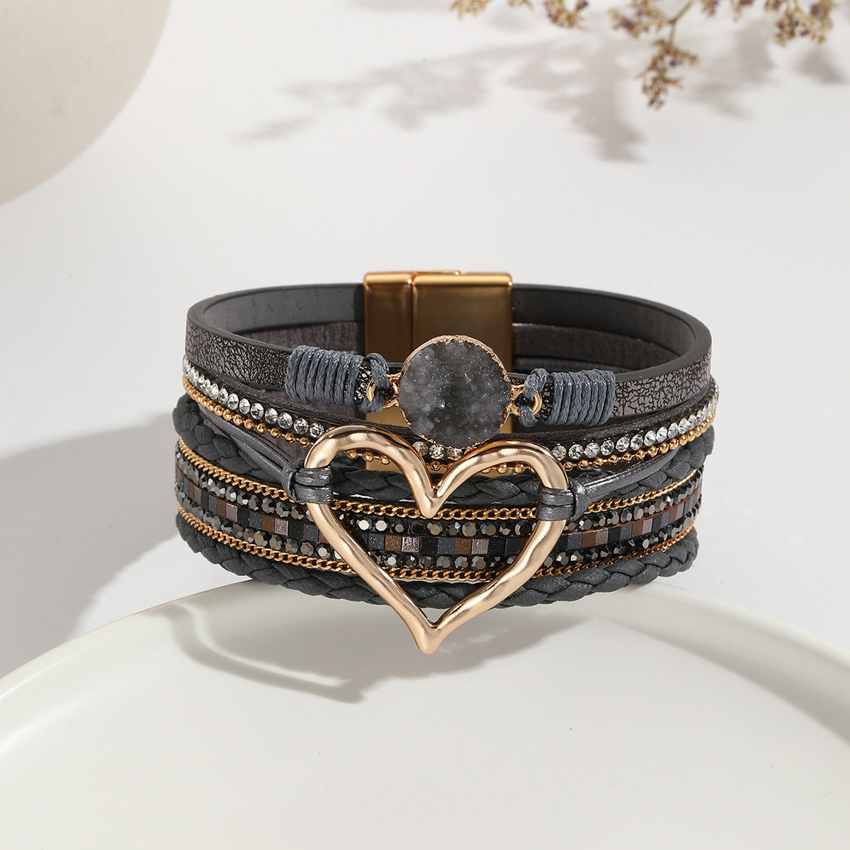 Bohemian Multi-layer Leather Bracelet Hand-woven Bracelet