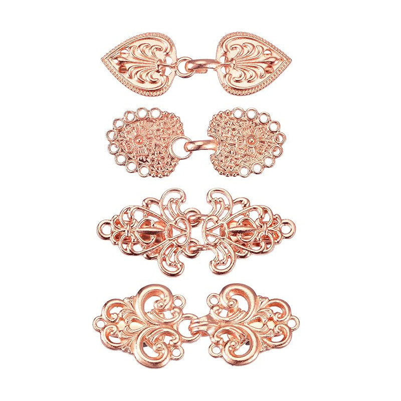 Vintage Swirl Sweater Clips for Scarves, Shawls, and Dress Shirts