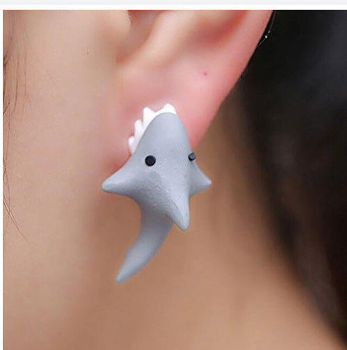 Cute Animal Bite Earrings