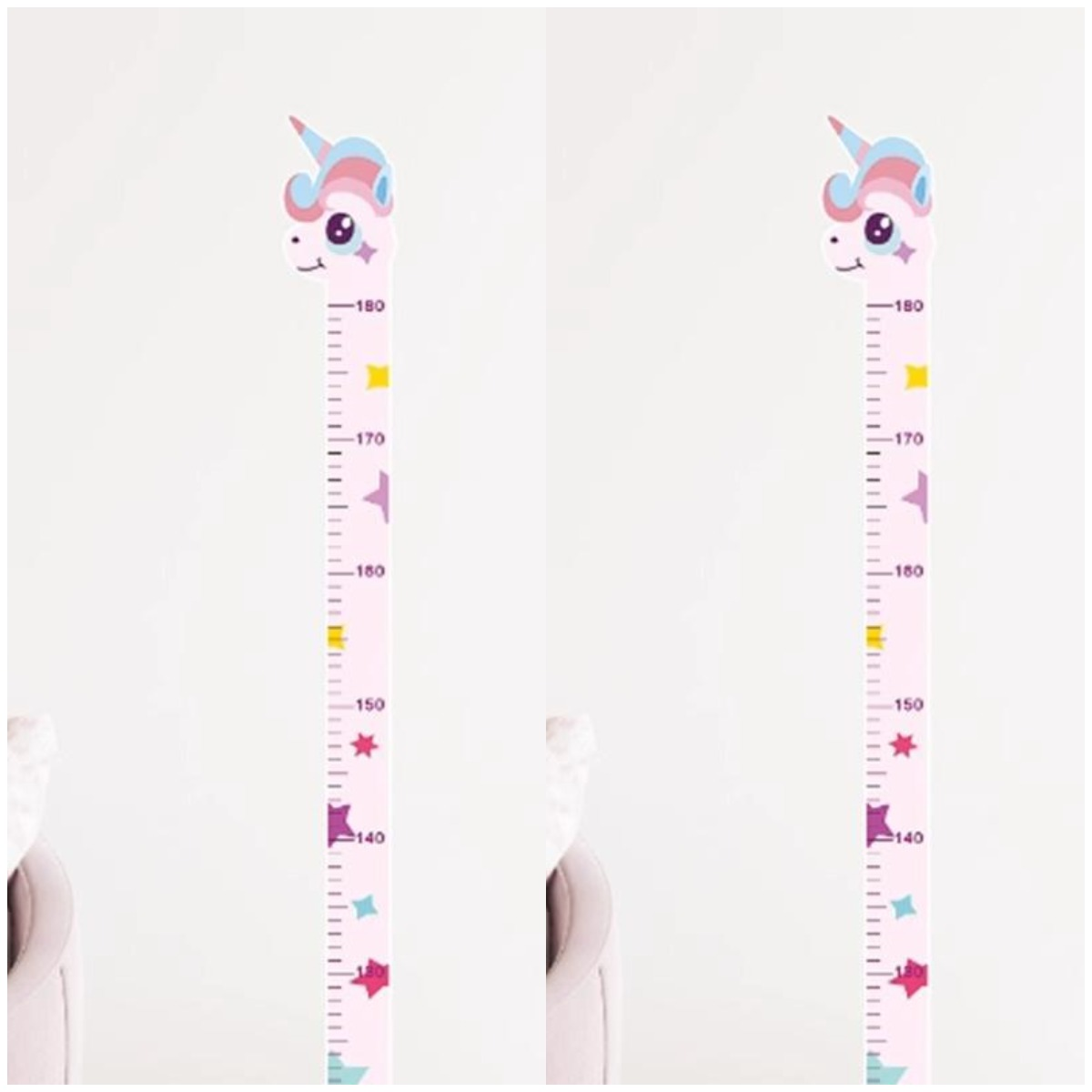 Removable Cartoon Kids Height Ruler Wall Sticker | Child Growth Measuring Chart