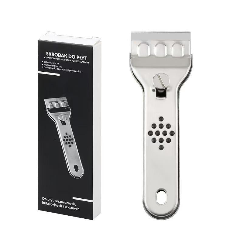 Cleaning and decontamination shovel, refrigerator de-icing, pot bottom de-ashing
