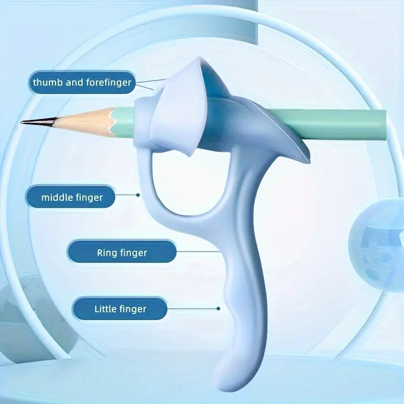 Five-Finger Pen Grip Corrector for Beginners Kids | Writing Posture Aid Tool