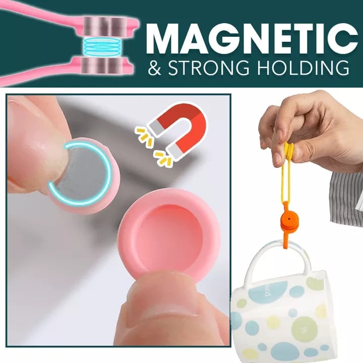 Silicone Magnetic Earphone Cable Winder