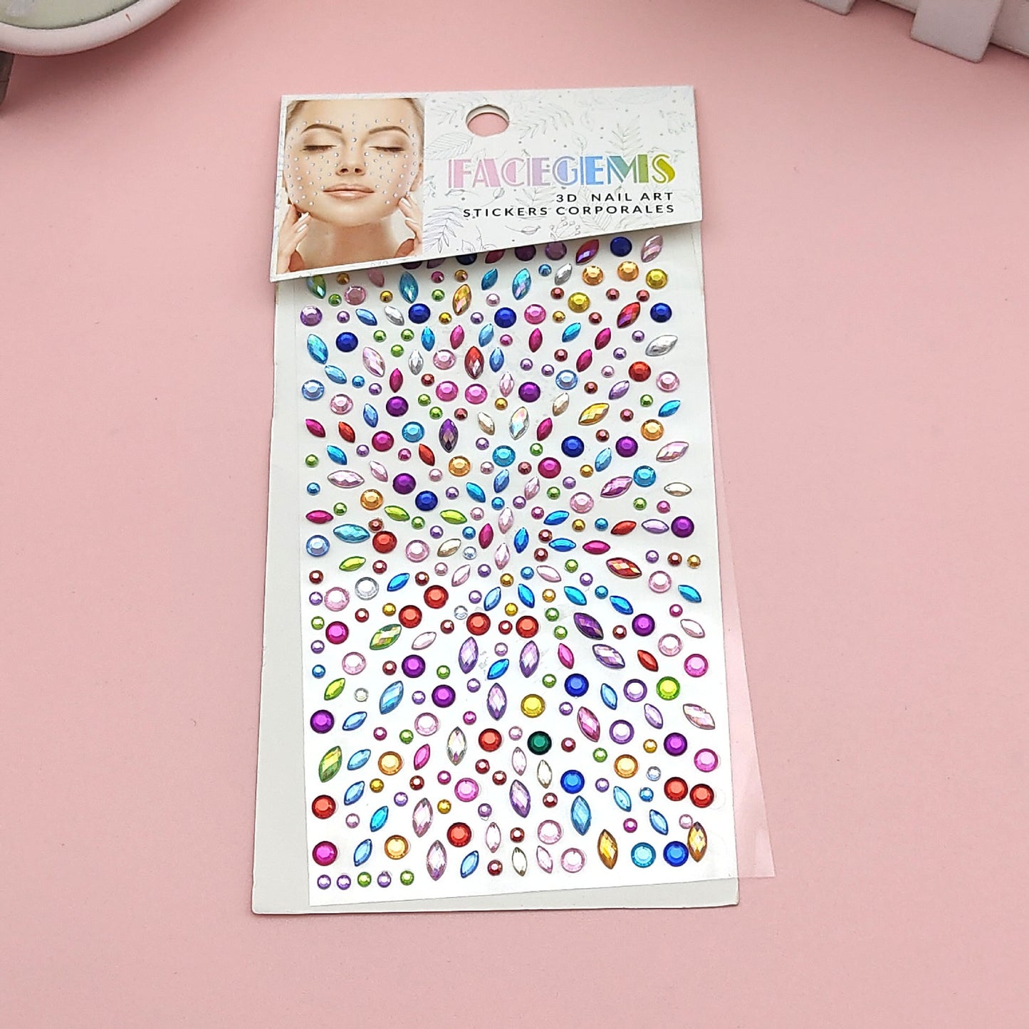 3D Acrylic Diamond Stickers – 900 Pieces in 15 Vibrant Colors