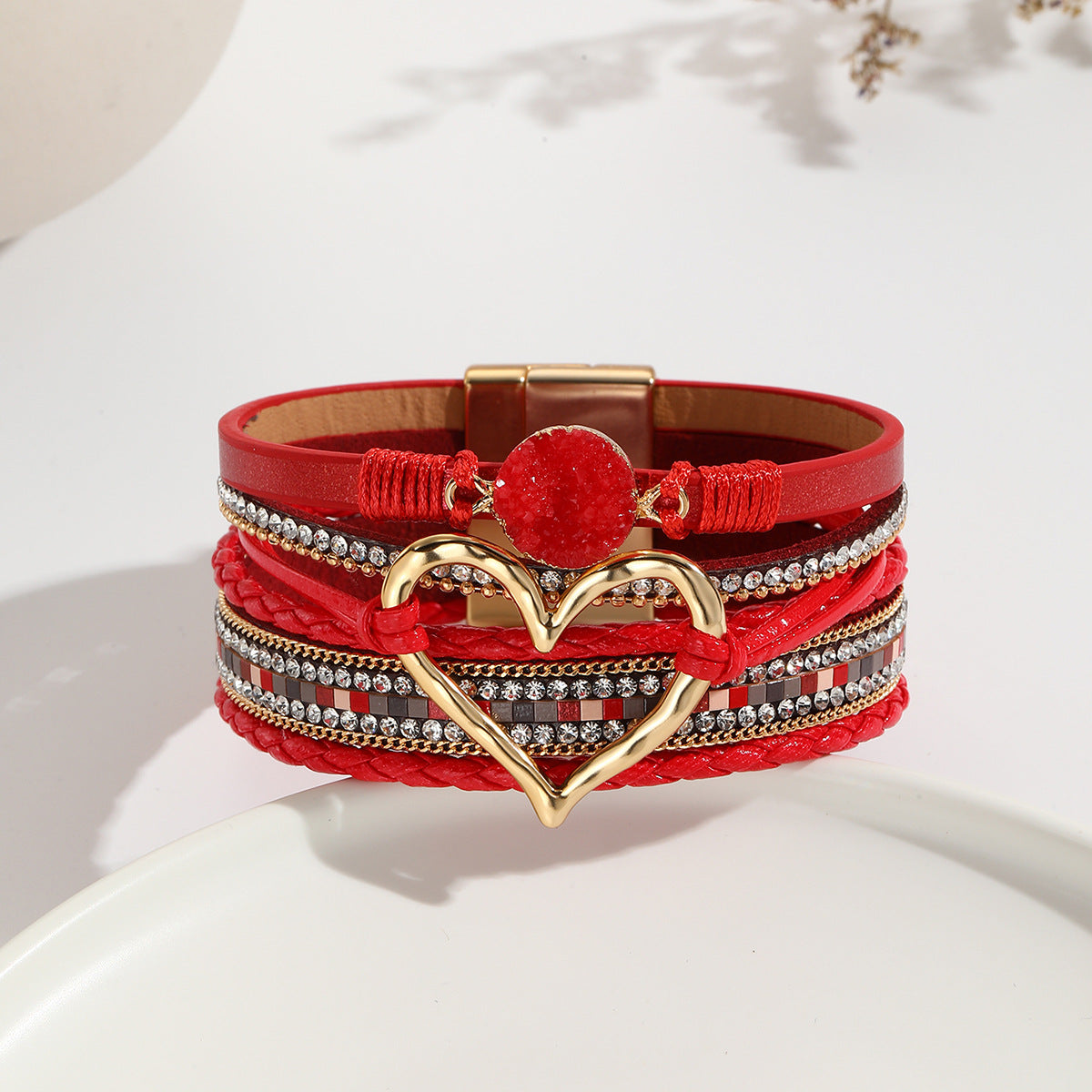 Bohemian Multi-layer Leather Bracelet Hand-woven Bracelet