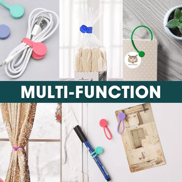 Silicone Magnetic Earphone Cable Winder