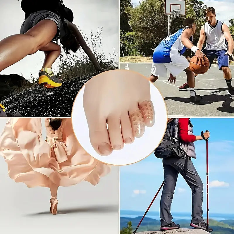 10pcs Clear Breathable Anti-Friction Foot Protectors